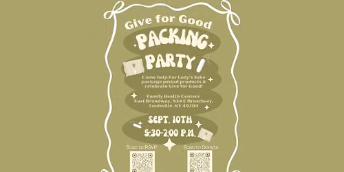Give. Pack. Period.