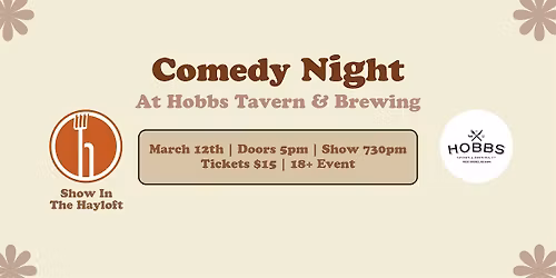 Comedy Night @ Hobbs Tavern & Brewing
