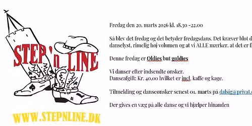 Fredagsdans OLDIES BUT GOLDIES