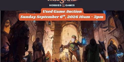 Midgards Used Game Auction!!!