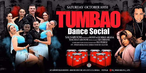 TUMBAO Ft. Performance, 2 ROOMS & a Complimentary Class, BYBO