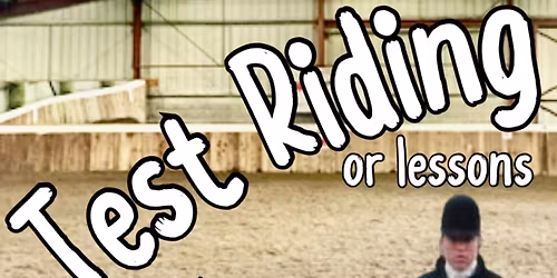 Test Riding or lessons with Jo Wainwright 