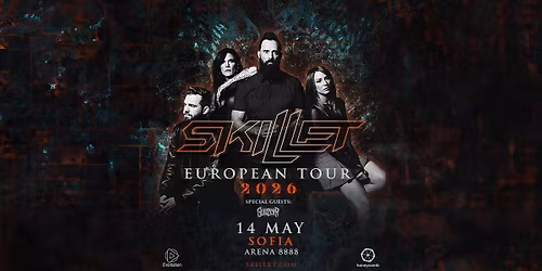 Skillet - REVOLUTION TOUR live at Arena 8888, Sofia 2026