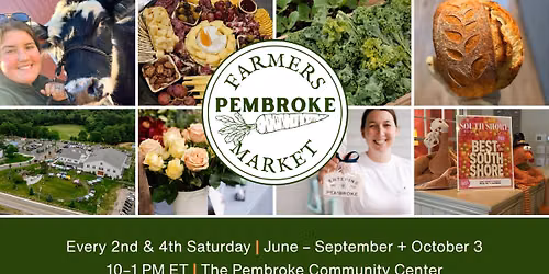 Pembroke Farmers Market - 2nd Saturday in September 