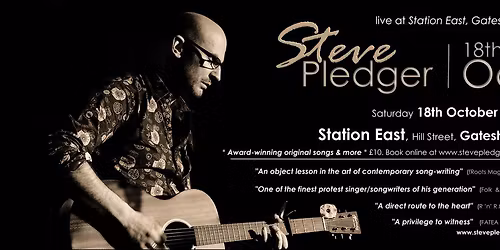 Steve Pledger - LIVE: Station East, Gateshead