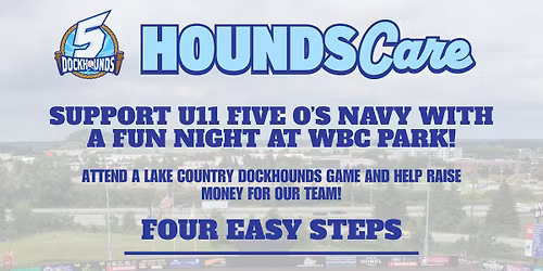 Dockhound's Game Fundraiser with U11 Navy!