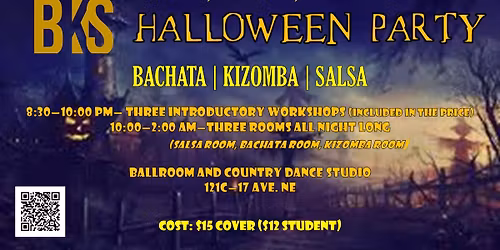 BKS (Bachata Kizomba Salsa) HALLOWEEN Party!