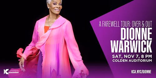 Dionne Warwick: Over and Out - A Farewell Tour