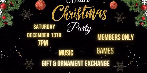 Adult Christmas Party 