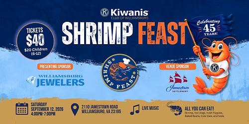 45th Kiwanis Shrimp Feast