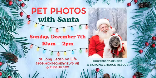 Pet Photos with Santa