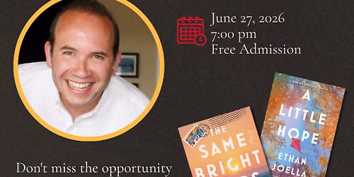 An Evening with Author and SHU Alum Ethan Joella '02
