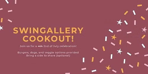 SwinGallery Independence Day Cookout