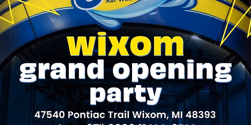 Jax Kar Wash Wixom Grand Opening Party!