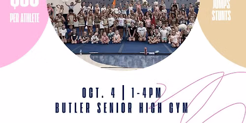 2026 Butler Cheer Fall Cheer Clinic