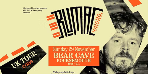 RuMac \u2022 Bear Cave, Bournemouth \u2022 29.11.26