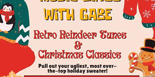 Music Bingo w\/ Gabe- Christmas Edition