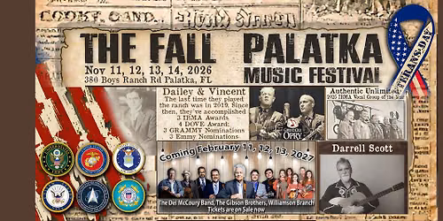 Palatka Veterans Day Week Music Fest