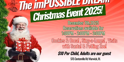 The imPOSSIBLE DREAM CHRISTMAS EVENT 2025!