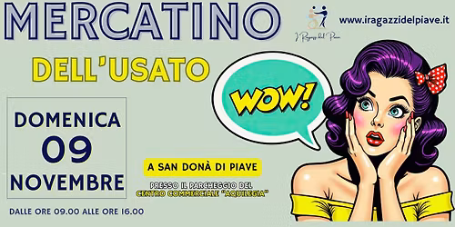 Mercatino dell\u2019Usato dei Ragazzi del Piave \u2013 Edizione Novembre 2025