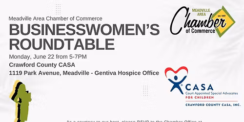 Businesswomen's Roundtable Hosted by CASA at Gentiva Hospice Office