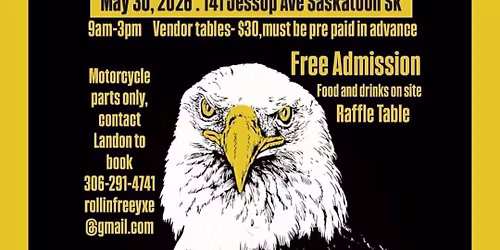 ROLLIN\u2019 FREE SASKATOON MOTORCYCLE SWAP-MEET