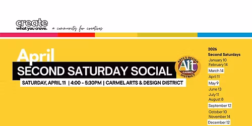 April Second Saturday Social - Creative Meetup