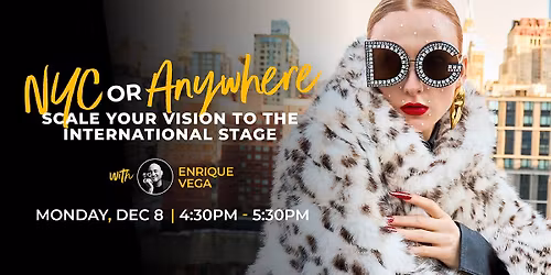 NYC or Anywhere: Scaling Your Photography Vision to the International Stage