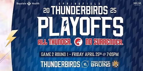 Providence Bruins at Springfield Thunderbirds at MassMutual Center