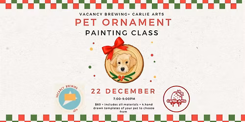 Paint Your Pet: Ornament Edition + Cookie Trade