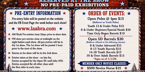 ABRA Jackpot Barrels & Poles - Show #7