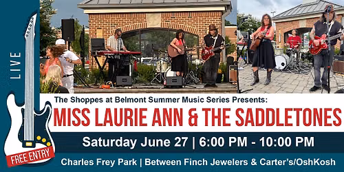 Summer Music Series: Miss Laurie Ann & The Saddletones