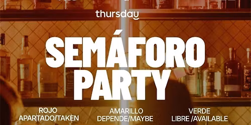 THURSDAY I FIESTA SEM\u00c1FORO I \ud83d\udccd EL PEPINO\ud83e\udd52I