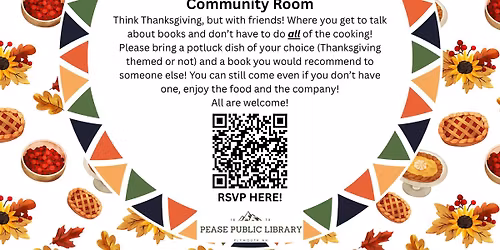 Friendsgiving Potluck & Book Swap