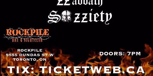 DECIBELS OF DIO with special guests BlaKK ZZababth SoZZiety.