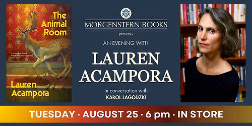 Lauren Acampora on "The Animal Room"