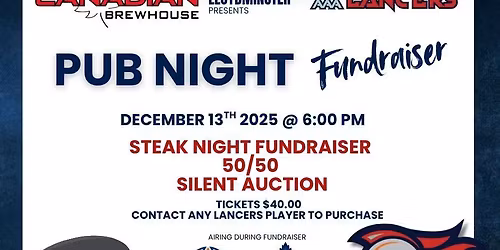 Pub Night Fundraiser