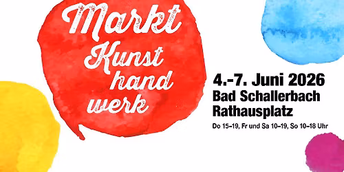 Kunsthandwerksmarkt am Rathausplatz 2026