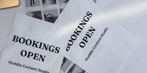 Huddle Content Studio Open Morning