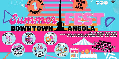 Summer Fest in Downtown Angola