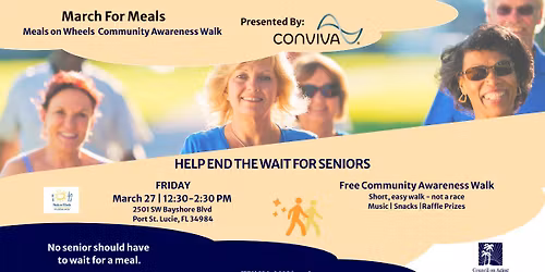 March for Meals: Meals on Wheels Community Awareness Walk