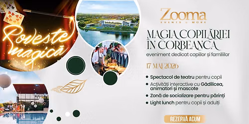 \u2728 Family Day la Zooma | Teatru pentru copii & Activit\u0103\u021bi interactive