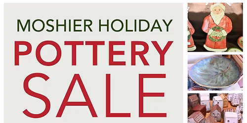 Moshier Holiday Pottery Sale at the Burien Community Center