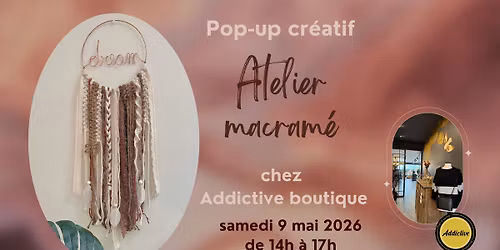 Atelier macram\u00e9 : Mon attrape-r\u00eaves personnalis\u00e9