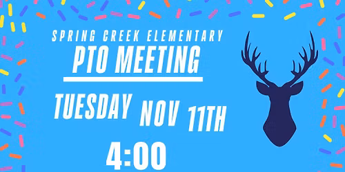 November PTO Meeting