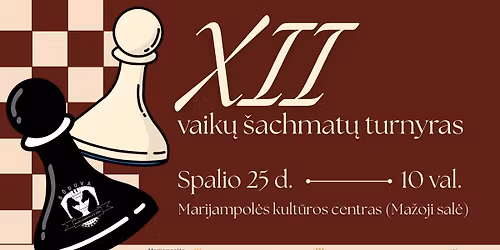 XII vaikų šachmatų turnyras 