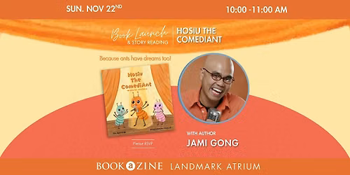 Book Launch & Story Reading: Hosiu The ComediAnt