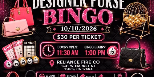 Designer Purse BINGO
