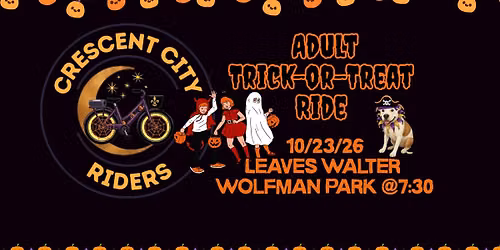 CCR Pop-up: Adult Trick or Treat Ride!