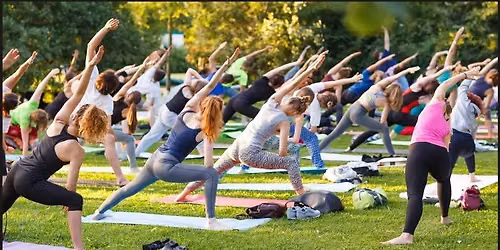 Yoga Sculpt in the park
